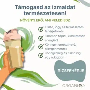 Organiqa Bio Rizsfehérje por - 200g - Image 3