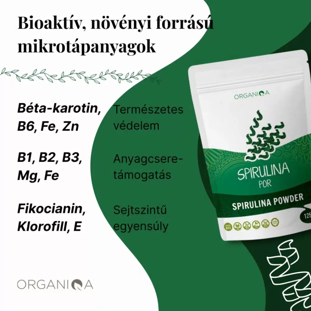 Organiqa Bio Spirulina por - 125g - Image 2