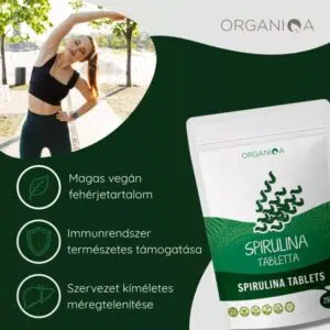 Organiqa Bio Spirulina tabletta - 250db - Image 3