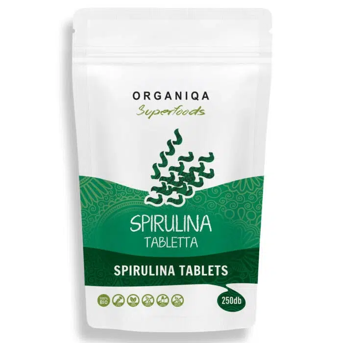 Organiqa Bio Spirulina tabletta - 250db