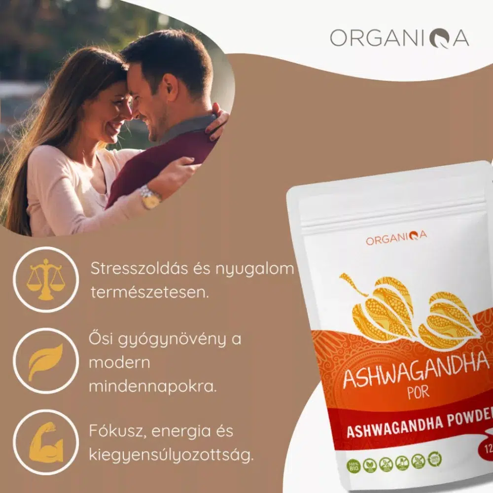 Organiqa Bio nyers Ashwagandha por - 125g - Image 3