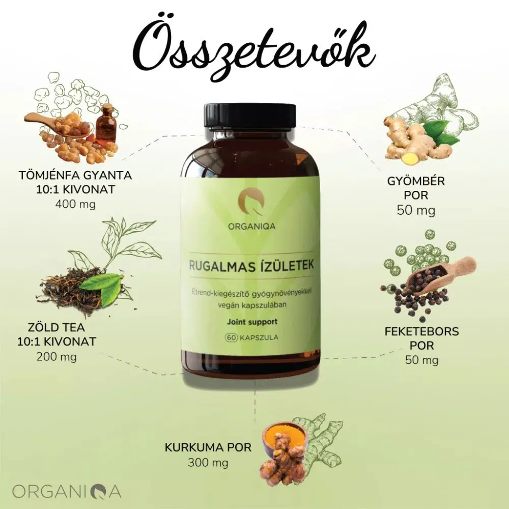 Organiqa Rugalmas Ízületek kapszula - 60db - Image 2
