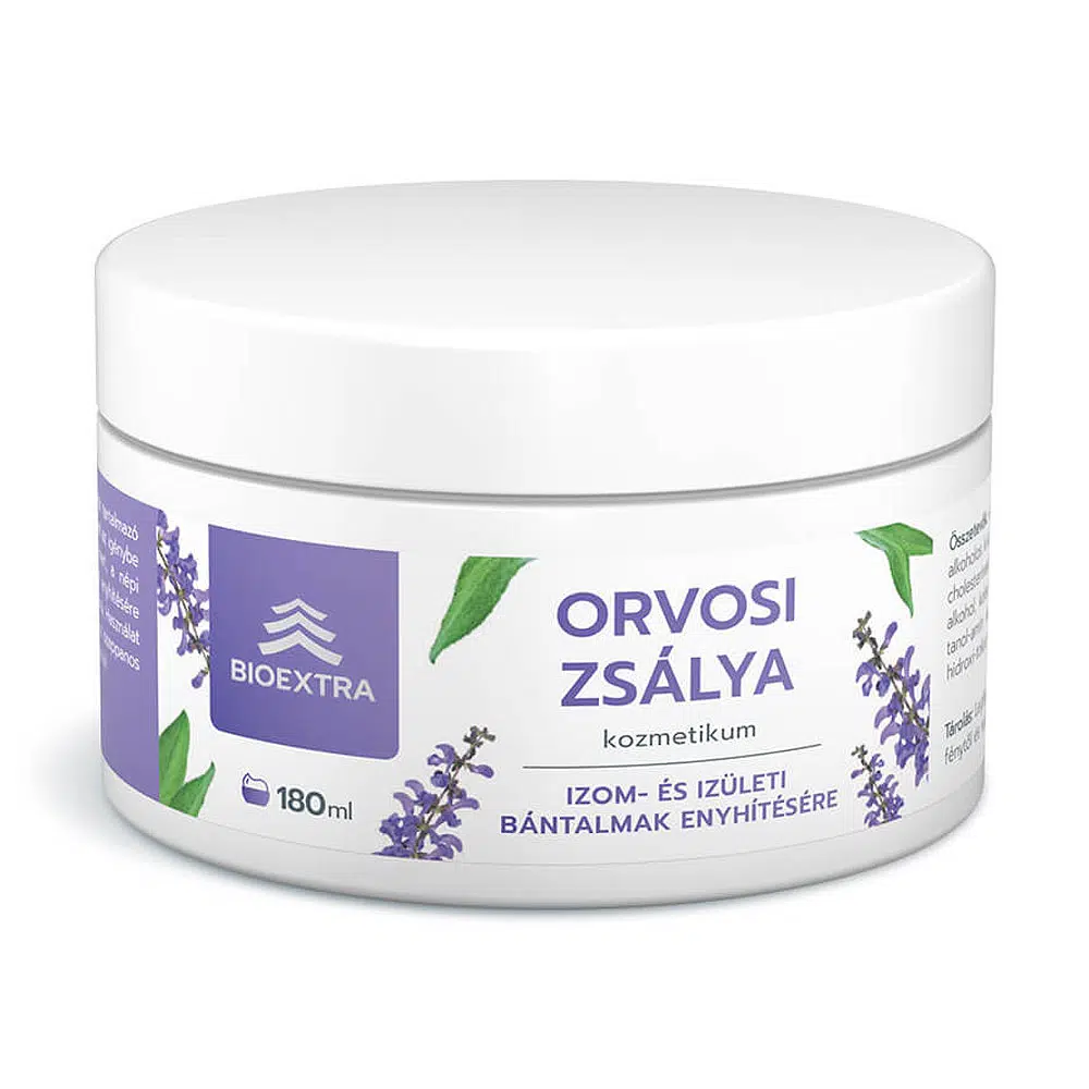 Bioextra orvosi zsálya bedörzsölő krém - 180ml
