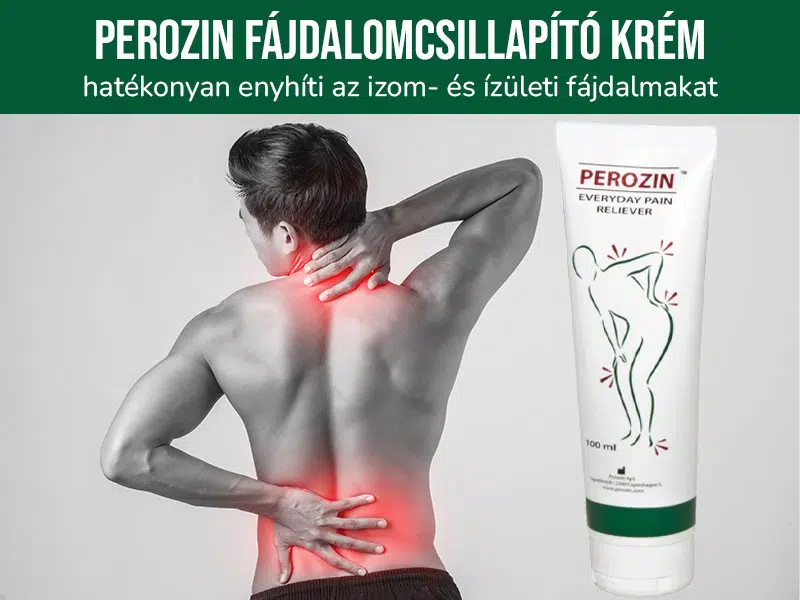 A Perozin krém csak természetes hatóanyagokat tartalmaz, gyógyszermentes