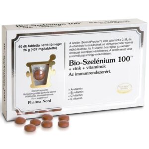 Pharma Nord Bio Szelénium 100 + Cink + vitaminok tabletta - 60db