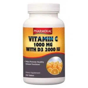 Pharmekal C+D C-vitamin 1000mg + D3-vitamin 2000 IU tabletta - 350db