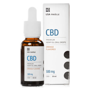 USA Medical Prémium CBD 500mg szájápoló csepp - 30ml