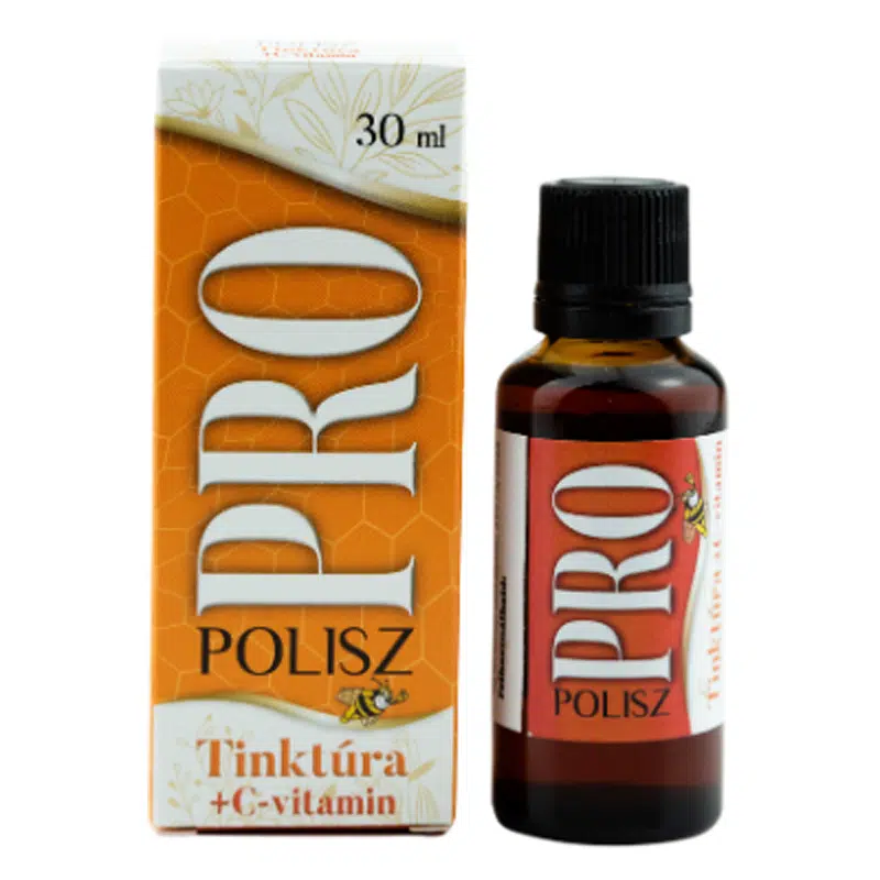 PRO/POLISZ Propolisz tinktúra 1000mg C-vitaminnal - 30ml