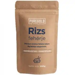 Pure Gold Rizs Protein natúr italpor - 500g