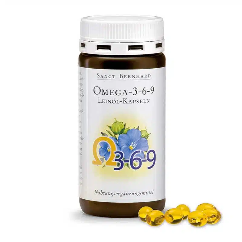 Sanct Bernhard Omega-3-6-9 Lenmagolaj kapszula - 180db
