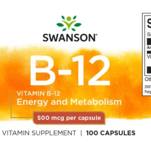 Swanson B12-vitamin kapszula - 100db - Image 2