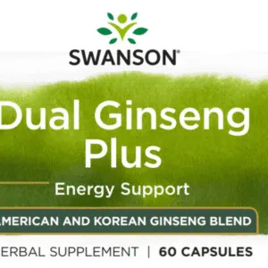 Swanson Dual Ginseng (Ginzeng) Plus kapszula - 60db - Image 2