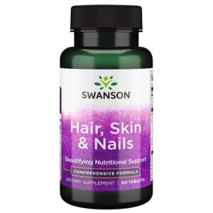 Swanson Haj, bőr, köröm komplex multivitamin tabletta - 60db