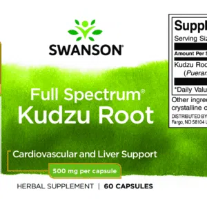 Swanson Kudzu Root (Kudzu gyökér) 500mg kapszula - 60db - Image 2