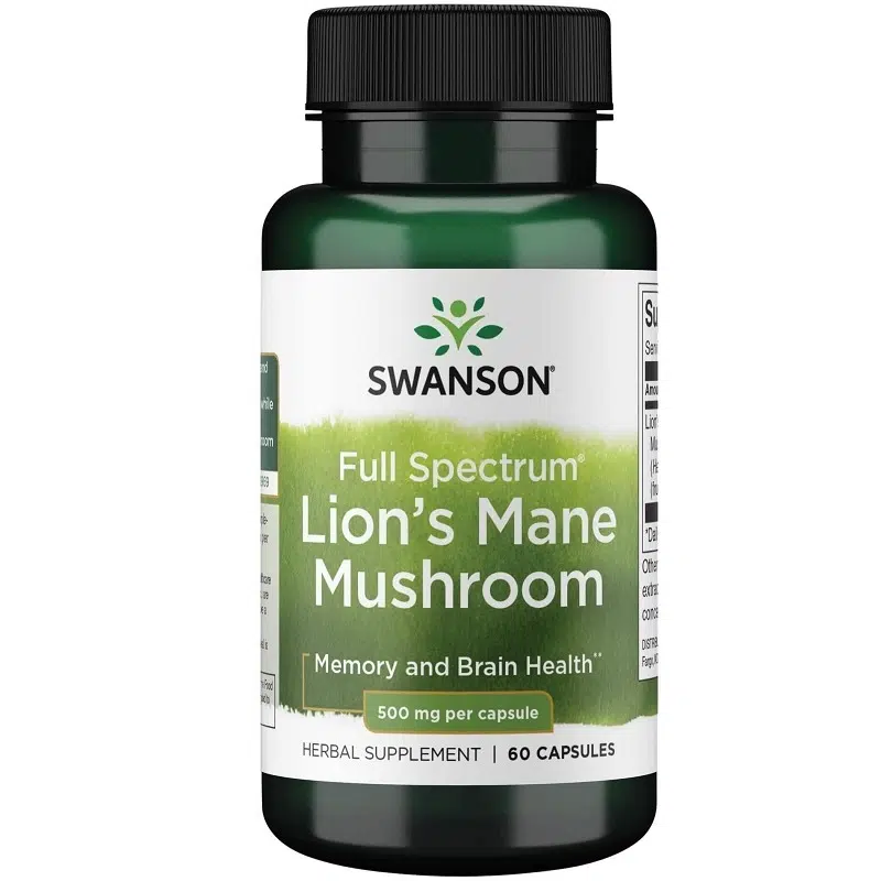 Swanson Lion's Mane - Süngomba kapszula - 60db