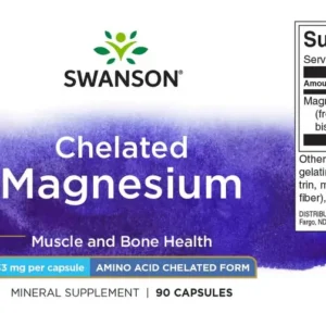 Swanson Magnézium-Biszglicinát kapszula - 90db - Image 2