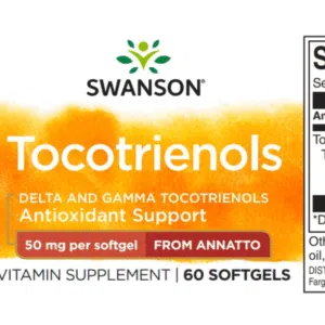 Swanson Tocotrienols - antioxidáns lágyzselatin kapszula - 60db - Image 2