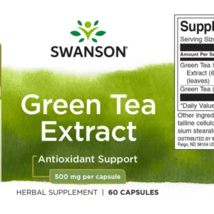 Swanson Zöld tea kivonat kapszula - 60db - Image 2