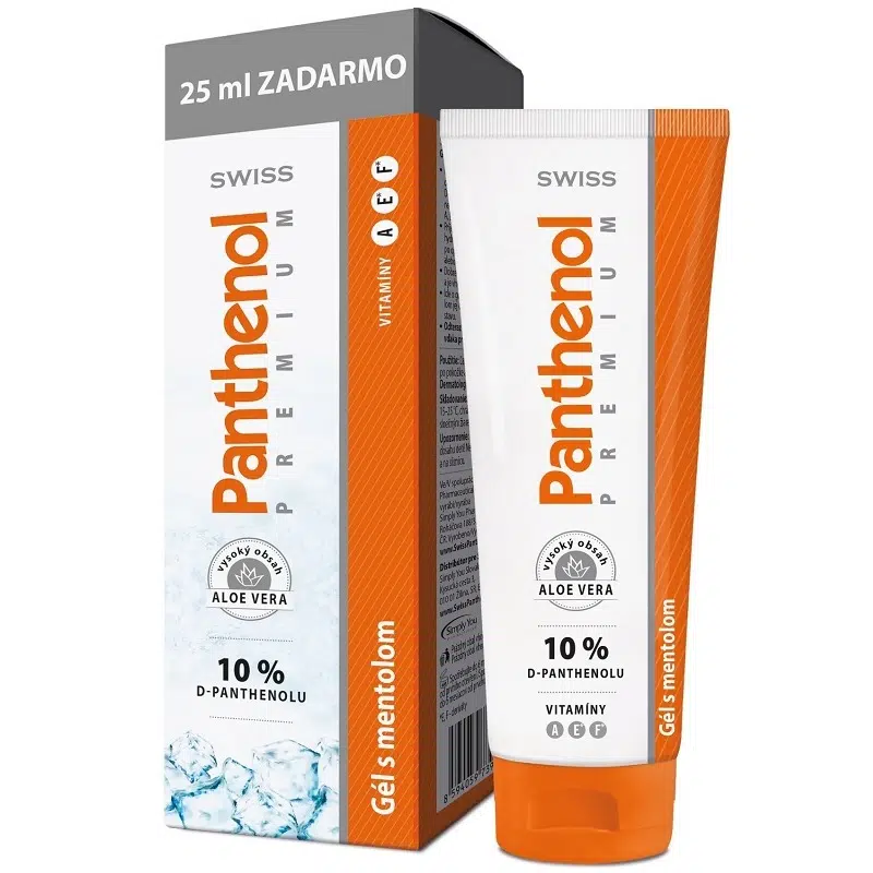 Swiss Panthenol Premium gél mentollal - 125ml