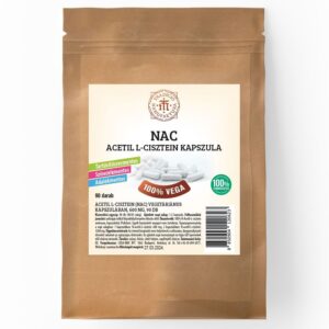 T.M. Tradíció Manufaktúra N-Acetil L-Cisztein (NAC) immunerősítő és nyákoldó kapszula - 90db