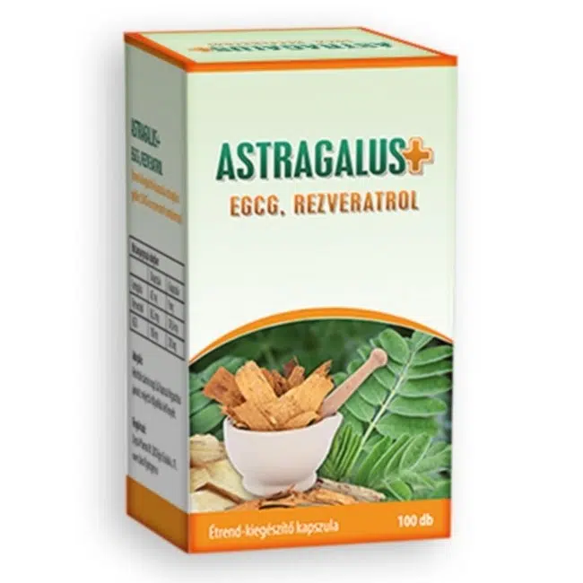 Vita Crystal Astragalus+ EGCG, Rezveratrol kapszula - 100db