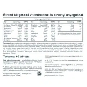 Vitaking 9 Hónap Multivitamin tabletta - 60db - Image 2