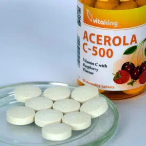 Vitaking Acerola C-500 málnás rágótabletta - 40 db