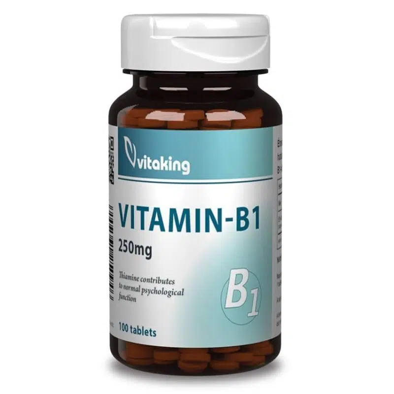 Vitaking B1-vitamin tabletta - 100db