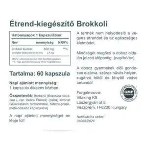 Vitaking Brokkoli kivonat - 60db - Image 2