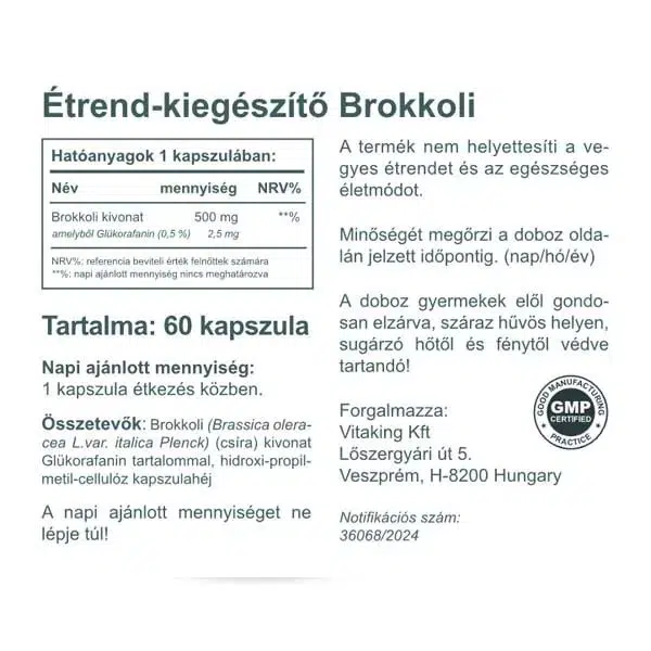Vitaking Brokkoli kivonat - 60db - Image 2
