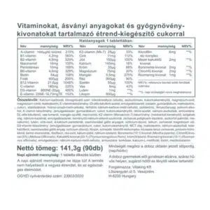 Vitaking Daily One Multivitamin tabletta - 90db - Image 2