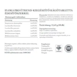 Vitaking Flora Pro élőflórát tartalmazó rágótabletta - 30db - Image 3