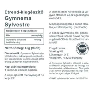 Vitaking Gymnema Sylvestre 400mg kapszula - 90db - Image 2