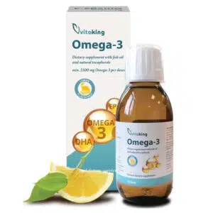 Vitaking Omega-3 citrom ízű halolaj csepp - 150ml
