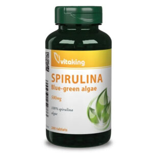 Vitaking 100% Spirulina alga tabletta - 200 db
