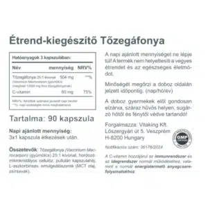 Vitaking Tőzegáfonya kapszula - 90db - Image 2