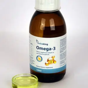 Vitaking Omega-3 citrom ízű halolaj csepp - 150ml