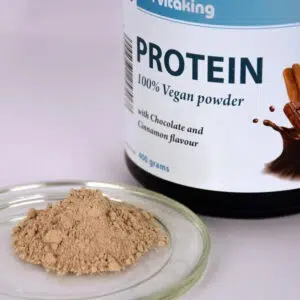 Vitaking Protein csoki-fahéj növényi fehérje italpor - 400g