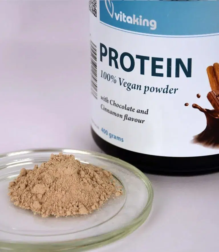 Vitaking Protein csoki-fahéj növényi fehérje italpor - 400g
