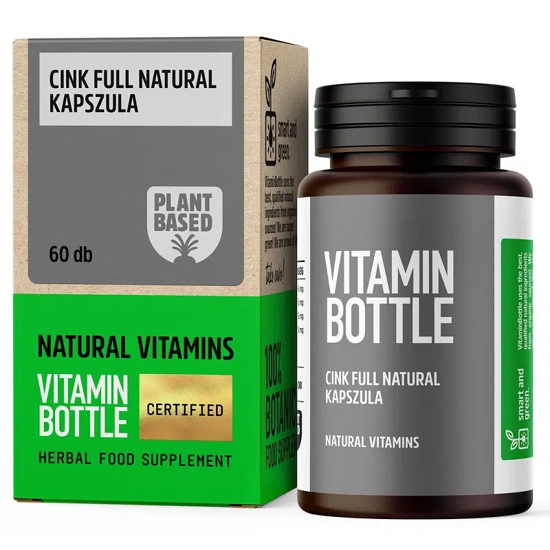 Vitamin Bottle Cink Full Natural kapszula - 60db