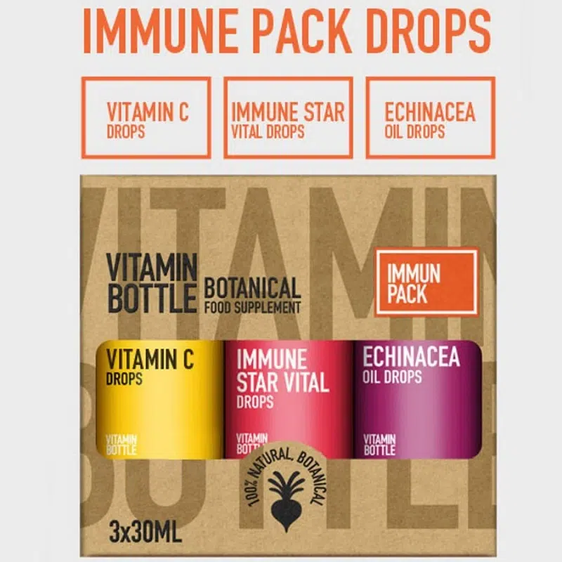 Vitamin Bottle Immune Pack - 3x30ml