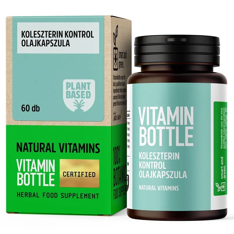 Vitamin Bottle Koleszterin Kontrol olajkapszula