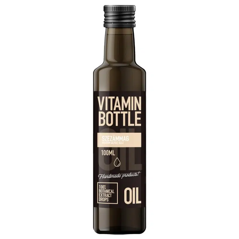 Vitamin Bottle Szezámmag hidegen sajtolt olaj - 100ml