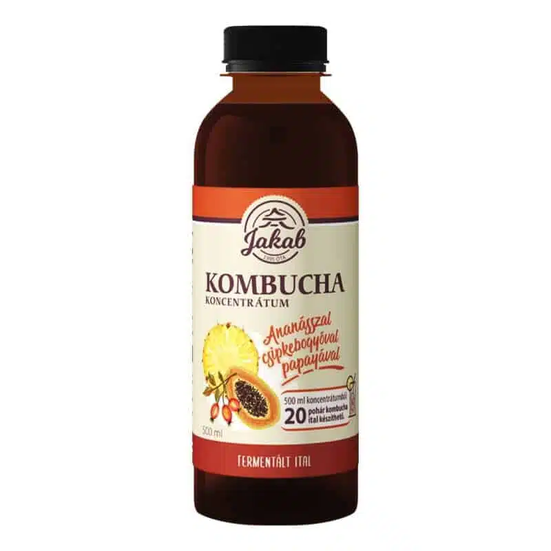 Viva Natura-Kombucha C koncentrátum ananásszal, csipkebogyóval és papayával - 500ml