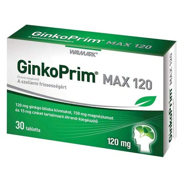 Walmark Ginkoprim Max 120mg tabletta - 30db