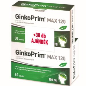 Walmark Ginkoprim Max 120mg tabletta - 60+30db