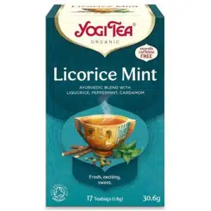 Yogi Bio Édesgyökér tea mentával - 17 filter/doboz