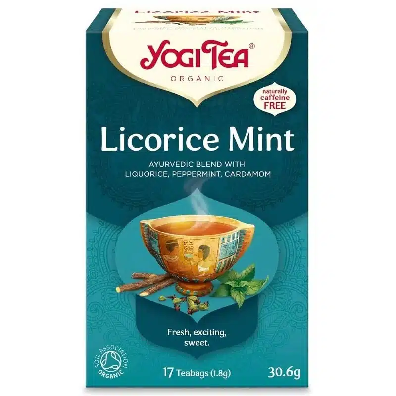 Yogi Bio Édesgyökér tea mentával - 17 filter/doboz