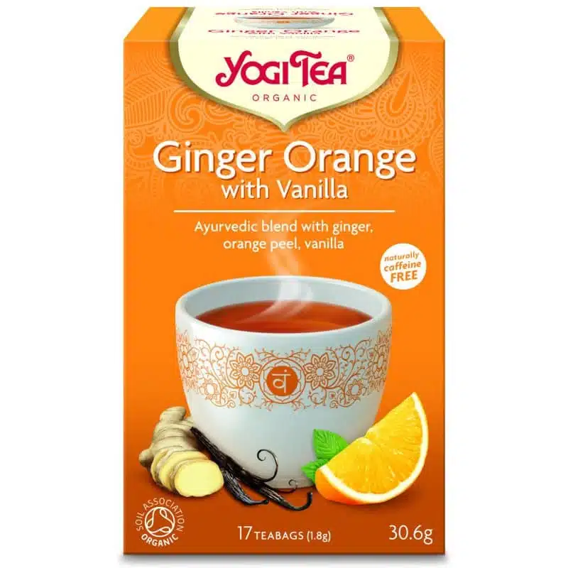 Yogi Bio narancsos gyömbér tea vaníliával - 17 filter