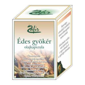 Zafir édesgyökér olajkapszula - 60db